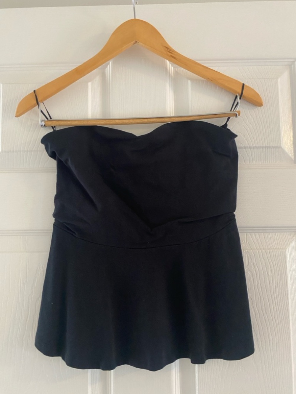 Strapless Black Women's Top